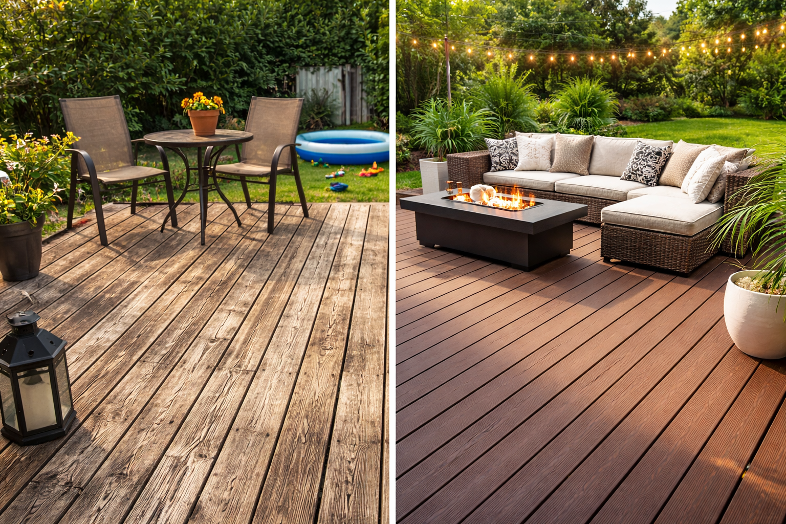 Ucuz ve pahalı deck seçeneklerinin karşılaştırılması